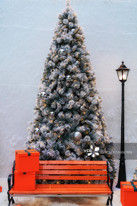 圣诞氛围｜西安老城根图片素材