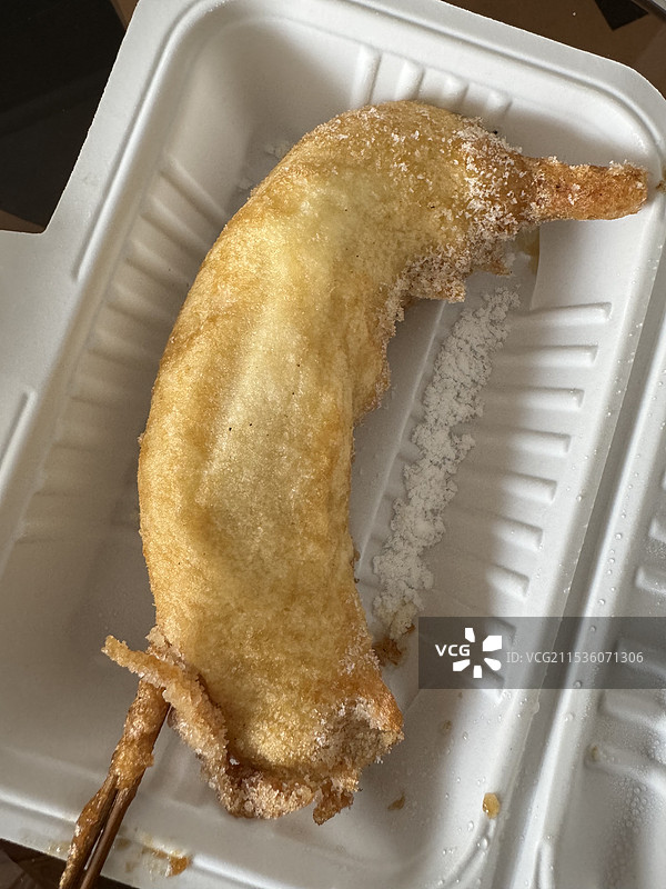 江西南昌·油炸 炸串 炸香蕉图片素材