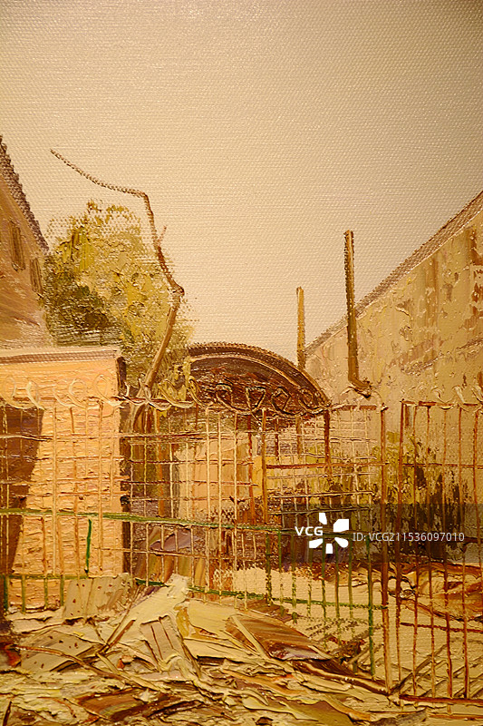 油画特写图片素材