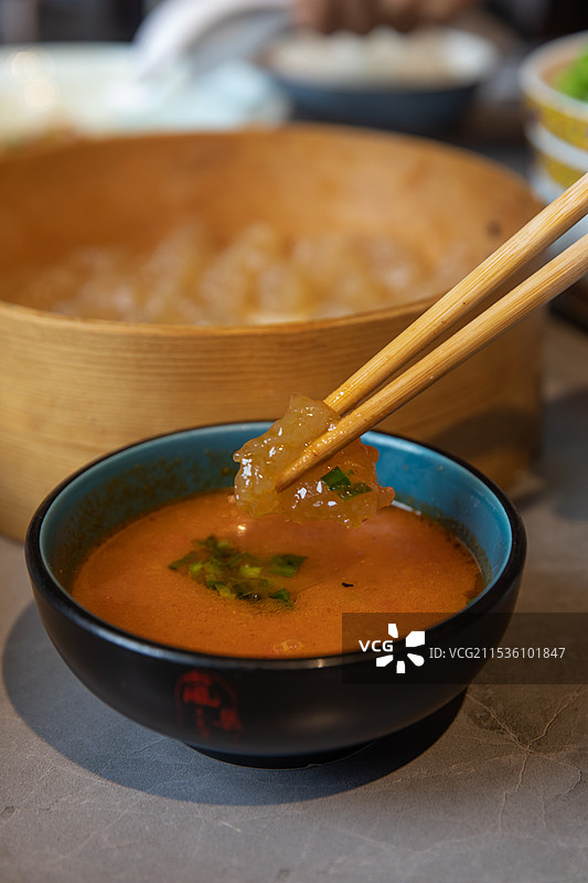 山西特色美食土豆磨擦擦圪蛋蛋图片素材