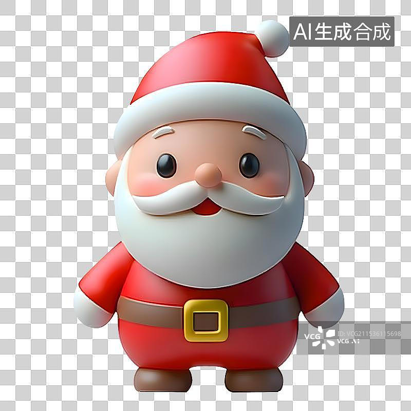 【AI数字艺术】圣诞老人3d 风格图片素材