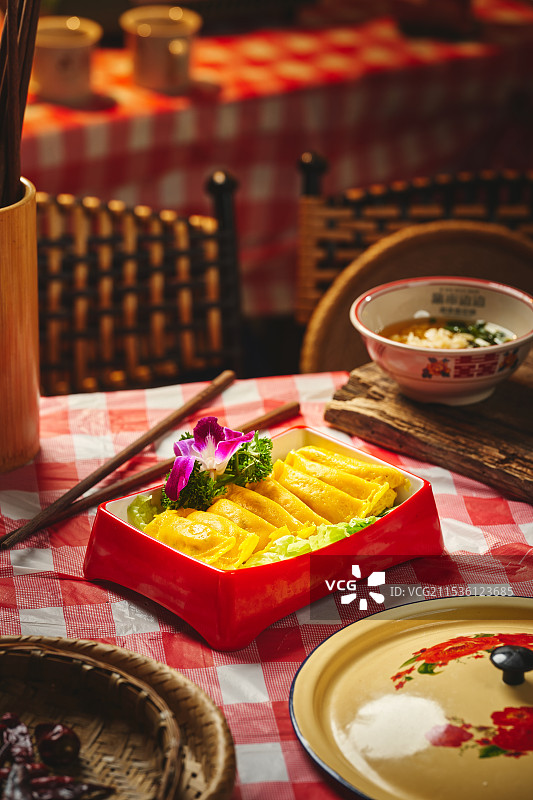 火锅串串虾饺图片素材