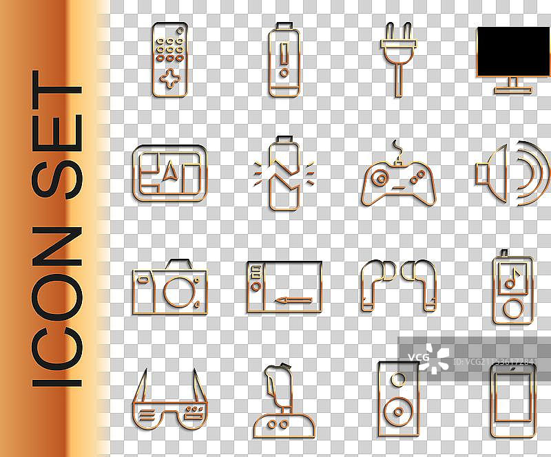 智能手机音乐播放器的线条设计图片素材