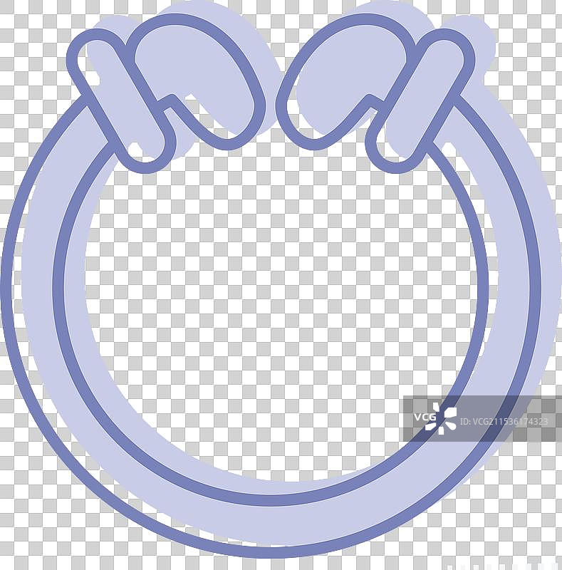 与凯尔特符号相关的图标，双色风格图片素材