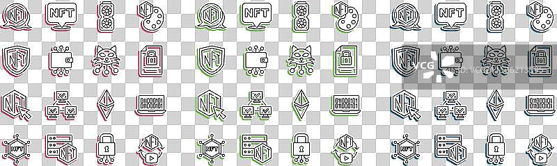 数字加密艺术的线条设置，二进制代码图片素材