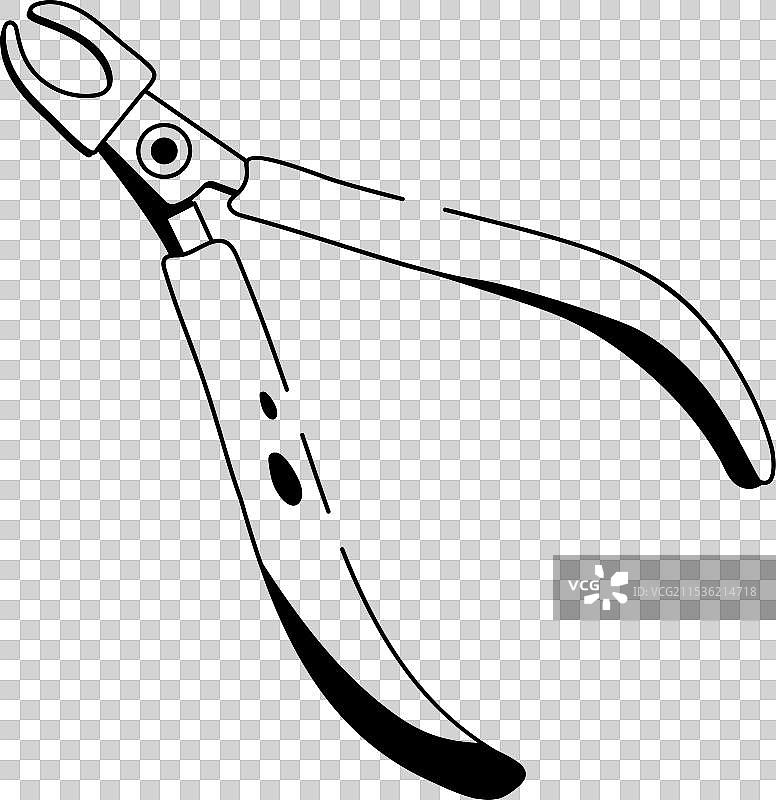 指甲边缘修剪器图片素材