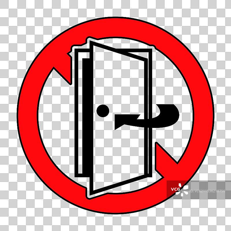 无入门图标，带红色圆圈设计图片素材