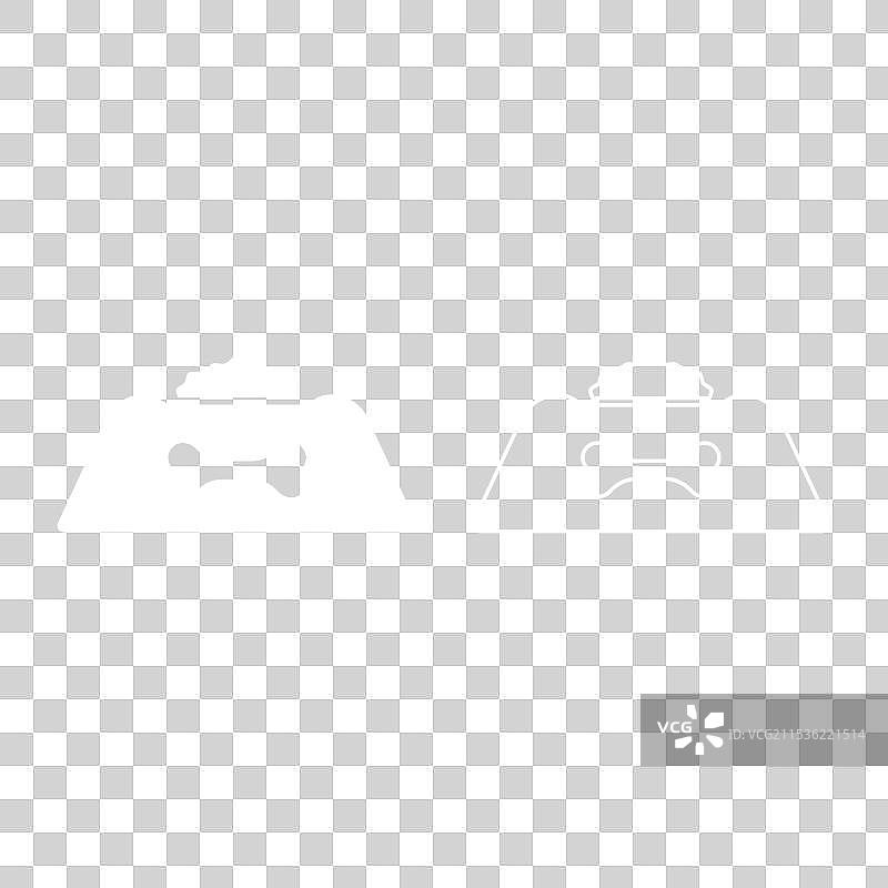 白色狗碗与食物图标图像图片素材