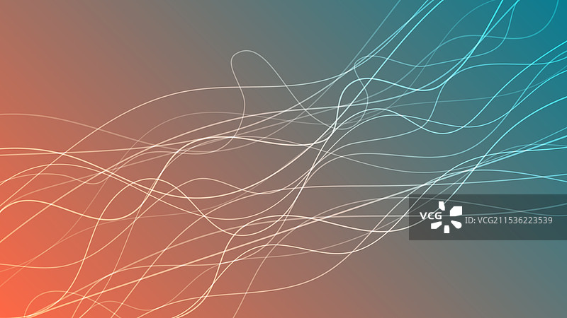 抽象渐变背景与波浪光束图片素材