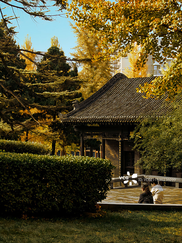 西安曲江秦二世陵遗址公园景区图片素材