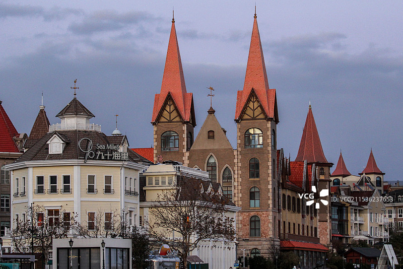 烟台海昌渔人码头旅游景区图片素材