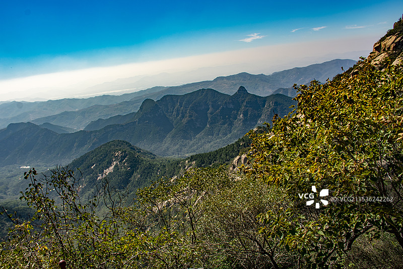 淄博鲁山国家森林公园图片素材