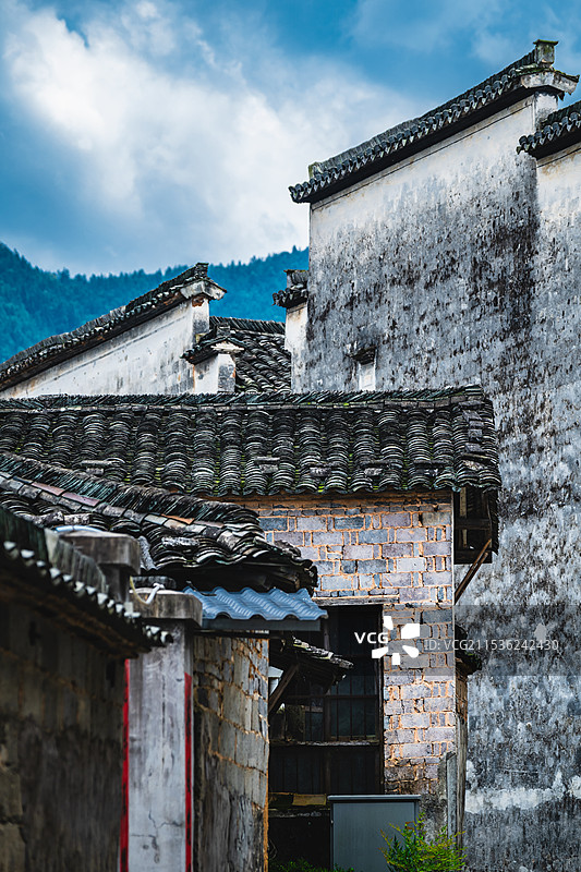 黄山南屏景区图片素材