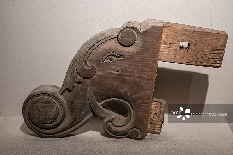 中国状元博物馆，清，木构件象鼻图片素材