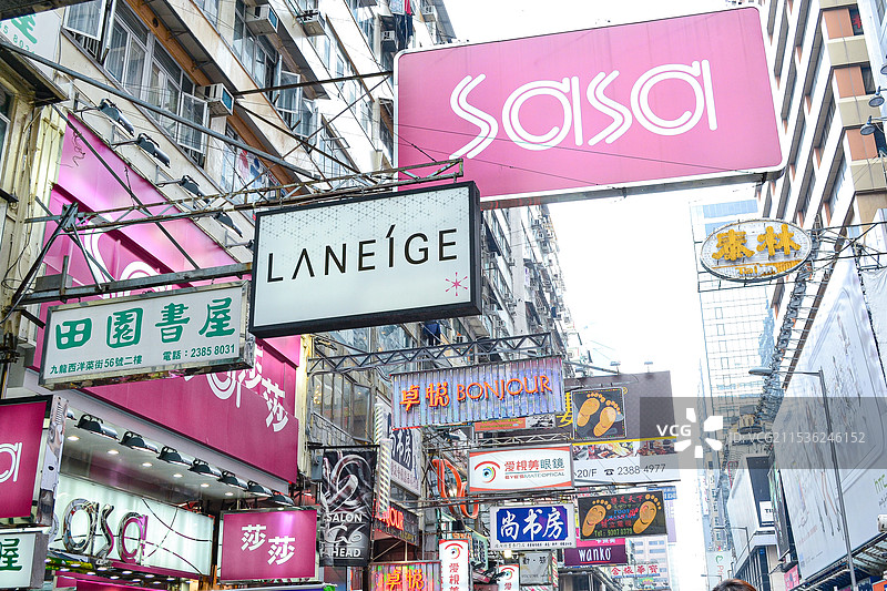 香港街头景观图片素材