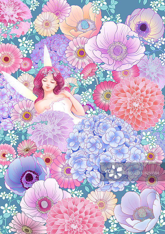 梦幻花海图片素材