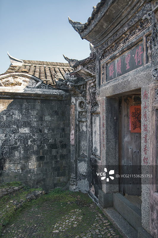 连城县培田古村落图片素材