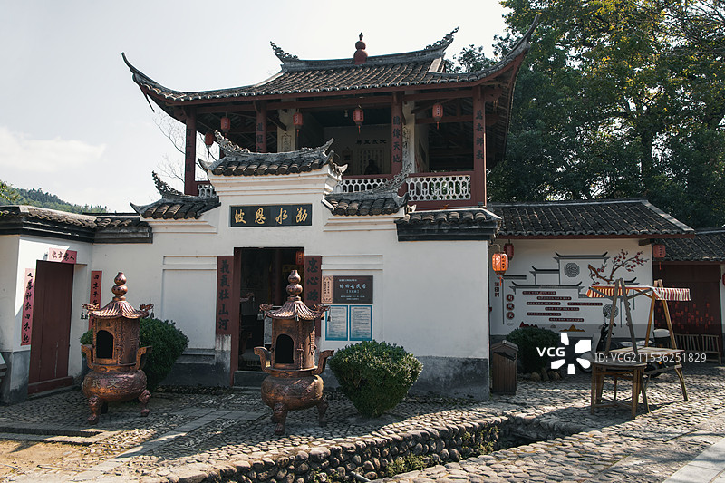 连城县培田古村落图片素材