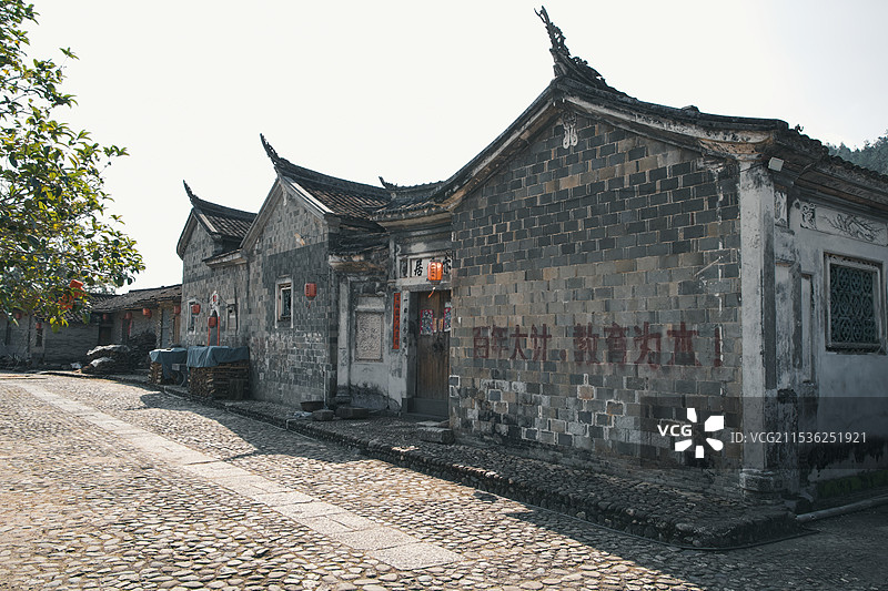 连城县培田古村落图片素材