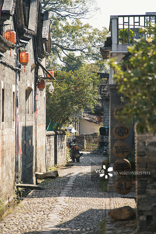 连城县培田古村落图片素材