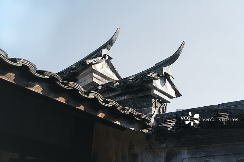 连城县培田古村落图片素材