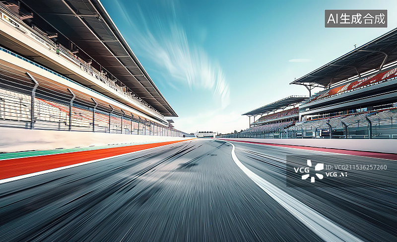 【AI数字艺术】赛车场图片素材