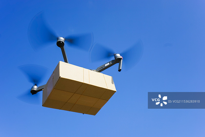 无人机配送图片素材