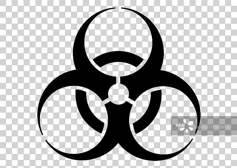 生物危害警告标志图片素材
