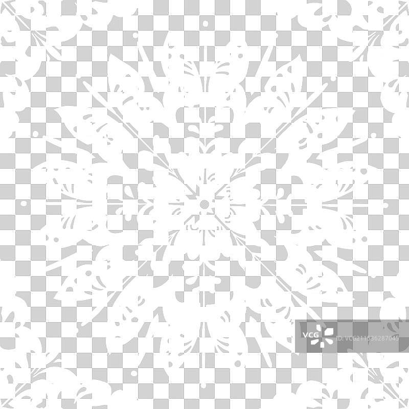 非遗蓝染印花纹样花卉蝴蝶免扣传统纹样图片素材