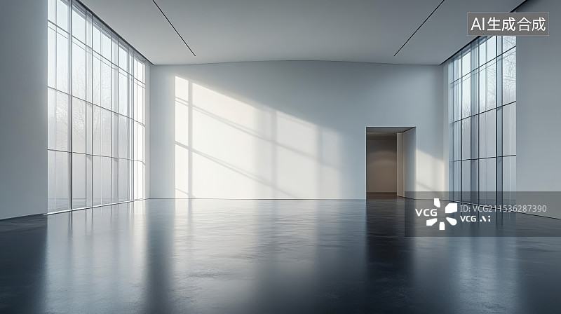 【AI数字艺术】现代建筑室内空间图片素材
