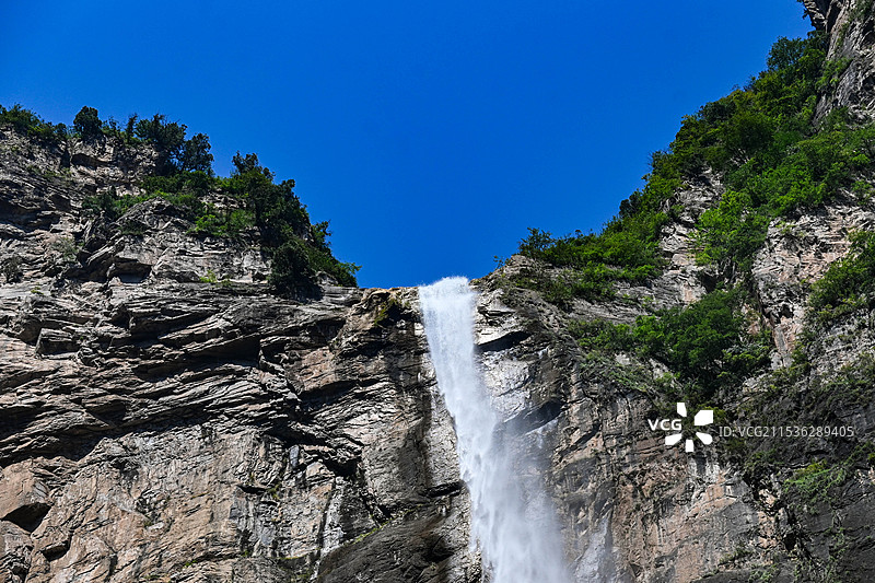 河南云台山·泉瀑峡·潭瀑峡图片素材