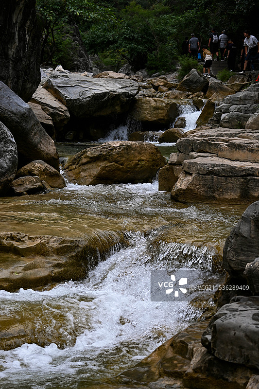 河南云台山·泉瀑峡·潭瀑峡图片素材