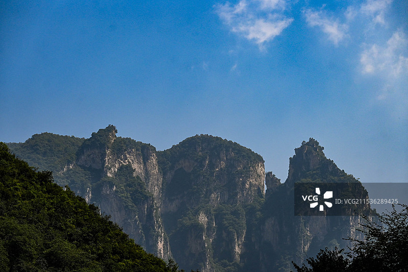 河南云台山·泉瀑峡·潭瀑峡图片素材