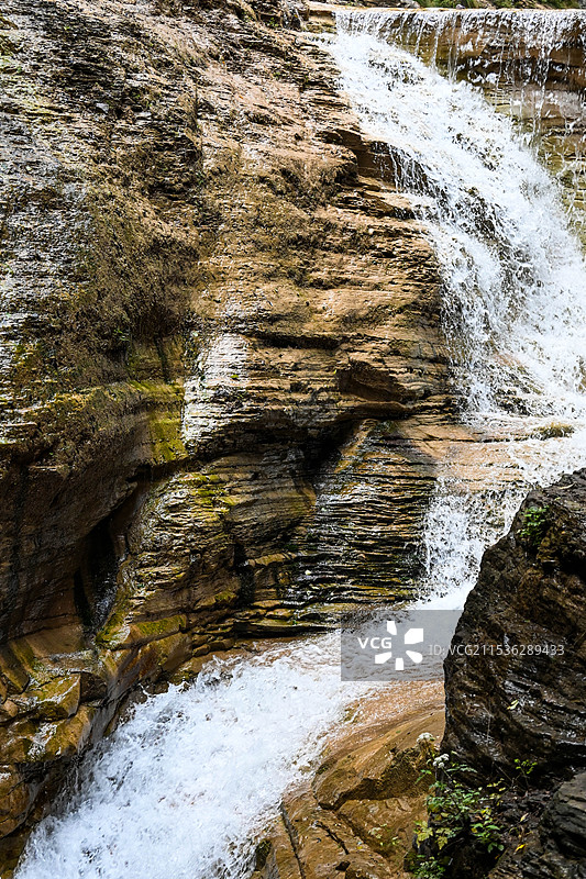河南云台山·泉瀑峡·潭瀑峡图片素材