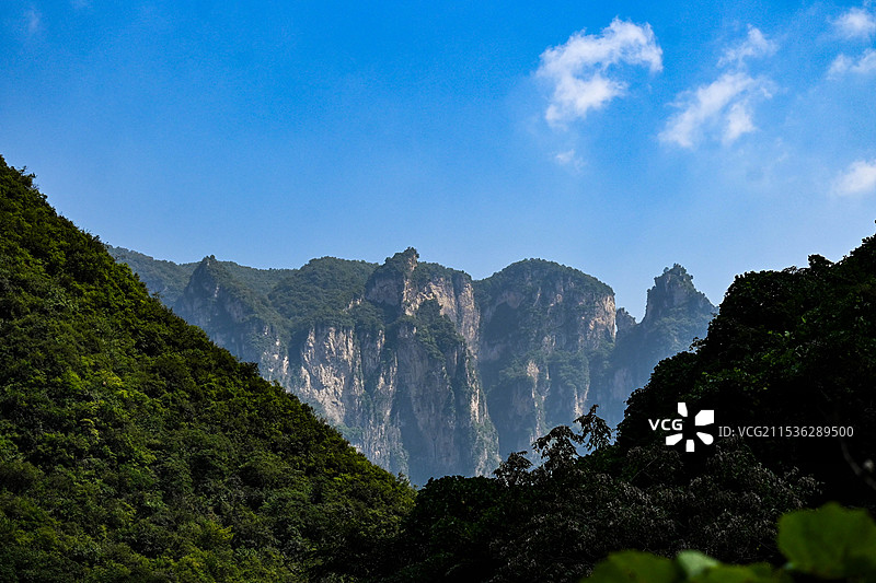 河南云台山·泉瀑峡·潭瀑峡图片素材