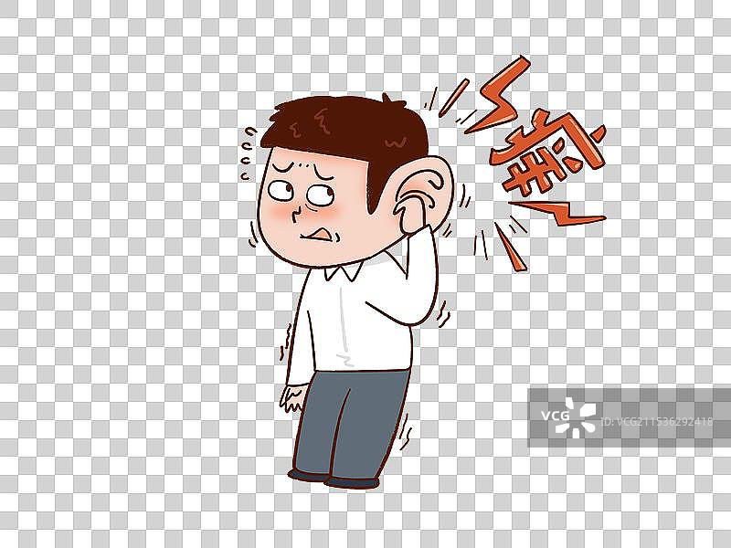 耳朵痒 外耳道炎 真菌性外耳道炎图片素材