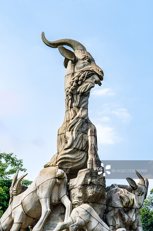 广州越秀公园五羊石像图片素材