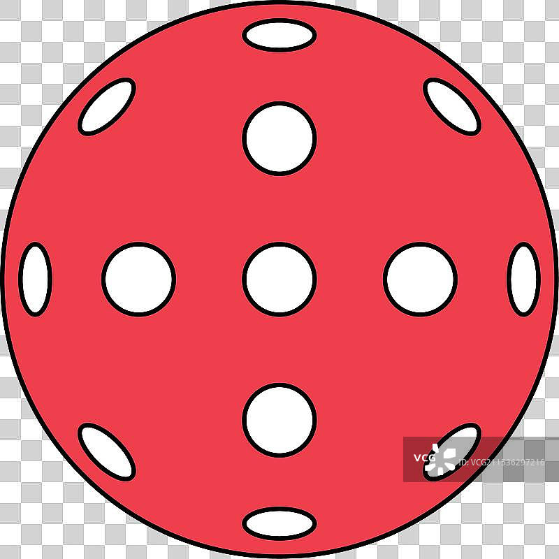 室内球拍运动的皮克尔球图标图片素材