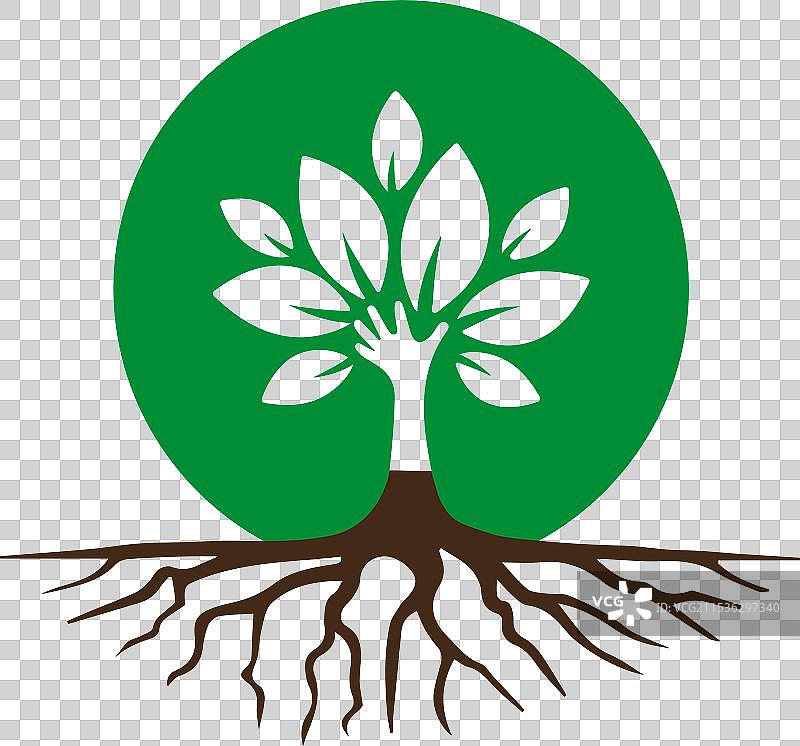 红树林树图标标志设计图片素材