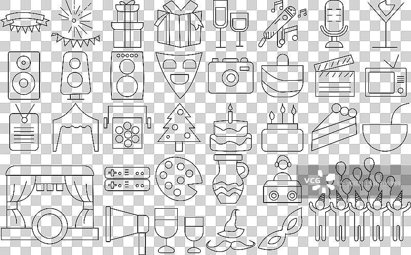 活动和派对庆祝图标图片素材