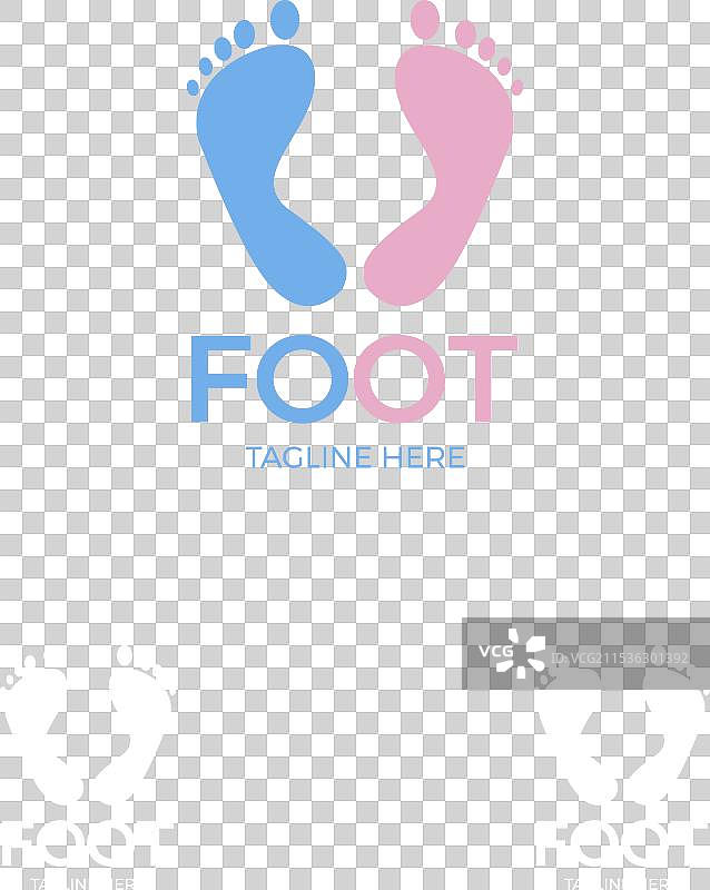 足部足病学标志设计模板图片素材