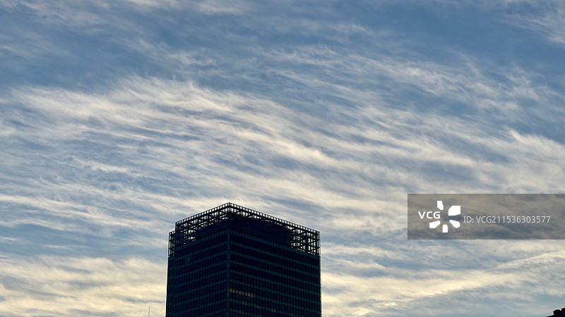 早晨的天空图片素材