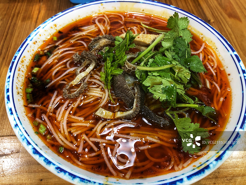 传统重庆合川羊杂水粉图片素材