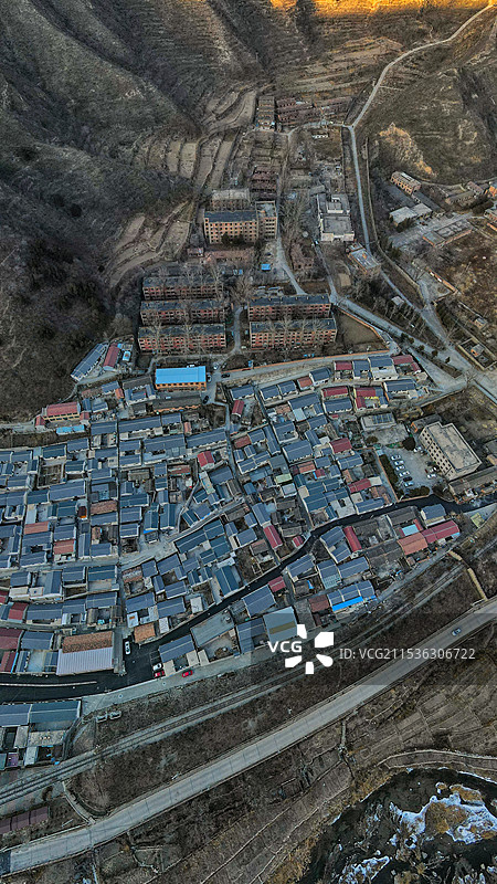 北京门头沟珍珠湖户外徒步图片素材