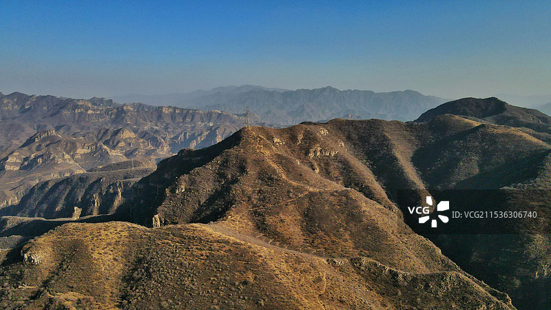 北京门头沟珍珠湖户外徒步图片素材