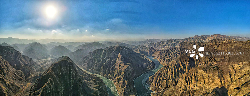 北京门头沟珍珠湖户外徒步图片素材