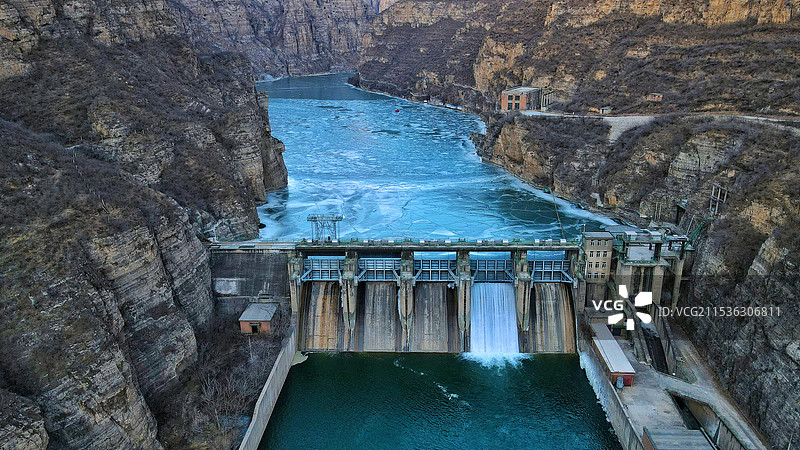 北京门头沟珍珠湖户外徒步图片素材