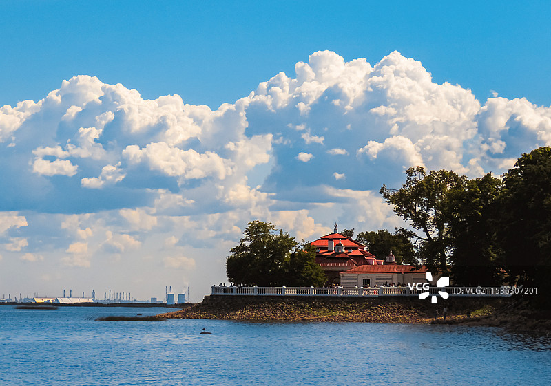 圣彼得堡  蒙普莱西尔宫海景图片素材