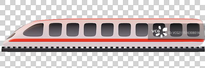 高铁 火车 春节过年春运3d立体元素图片素材