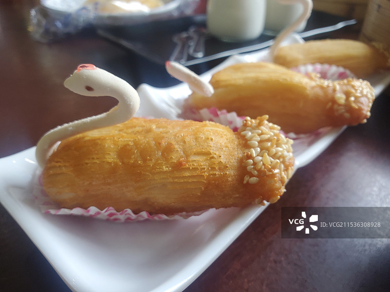 榴莲酥图片素材